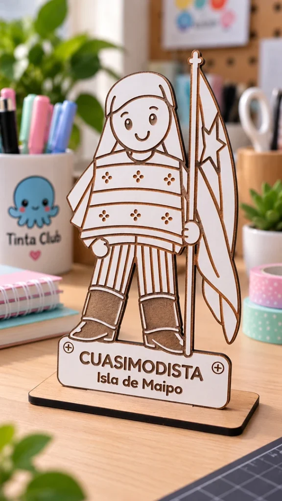 Cuasimodista con base - 15 cm